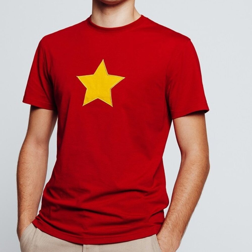 Red Yellow Star t-shirt